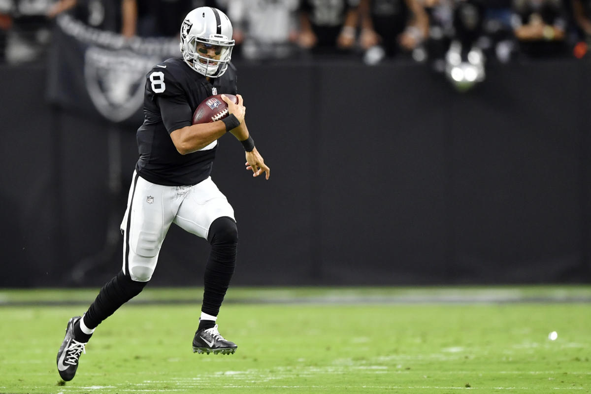 Raiders QB Marcus Mariota placed on IR after suffering quad injury