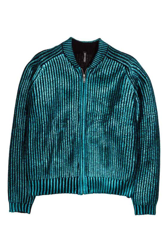 Metallic Cardigan