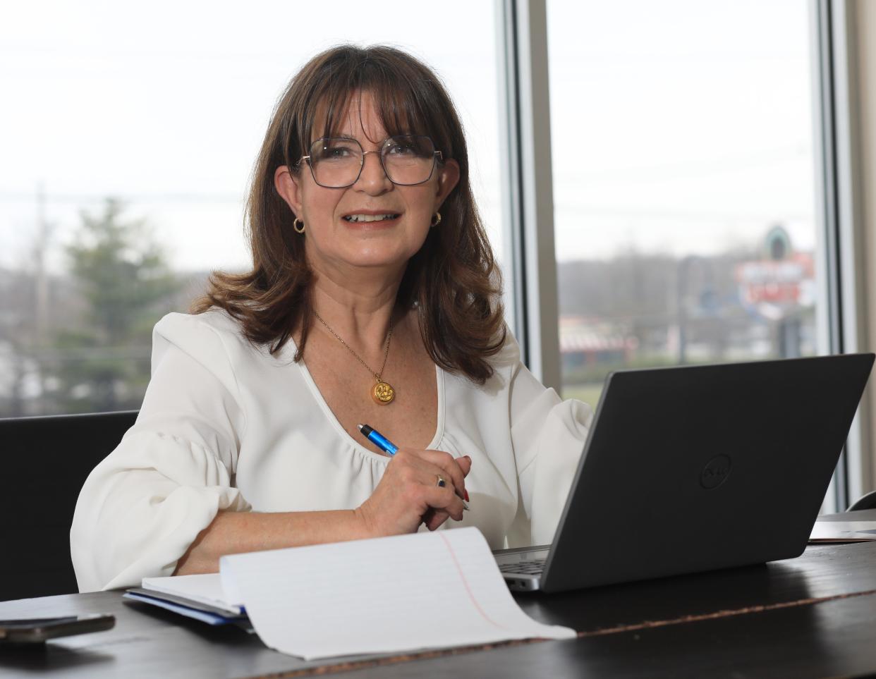 Isabel Alves, president of the Dutchess County Association of Relators and an associate broker with RE/MAX Town and Country at her office in Fishkill on March 20 2024.