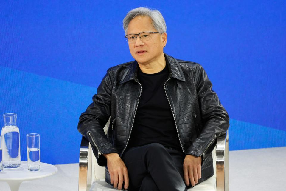 Huang auf dem 2023 DealBook Summit. - Copyright: Michael M. Santiago/Getty Images