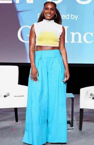 <p>Robin L Marshall/Getty Images</p> Issa Rae attends the 'Empowering Black Women Entrepreneurs: Voices of Success and Resilience' Summit in Austin, Texas.