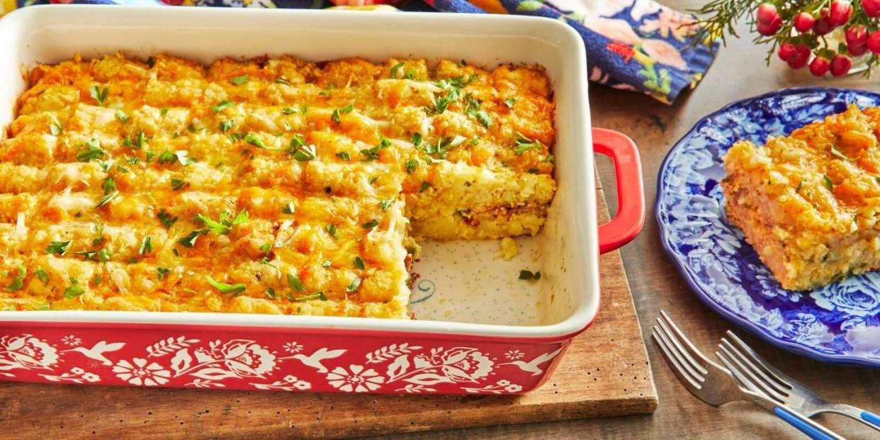 mothers day brunch tater tot breakfast casserole