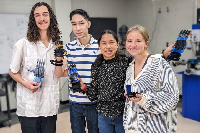 High School Students Create Robotic Hand for Their New Classmate: 'They  Changed My Life'