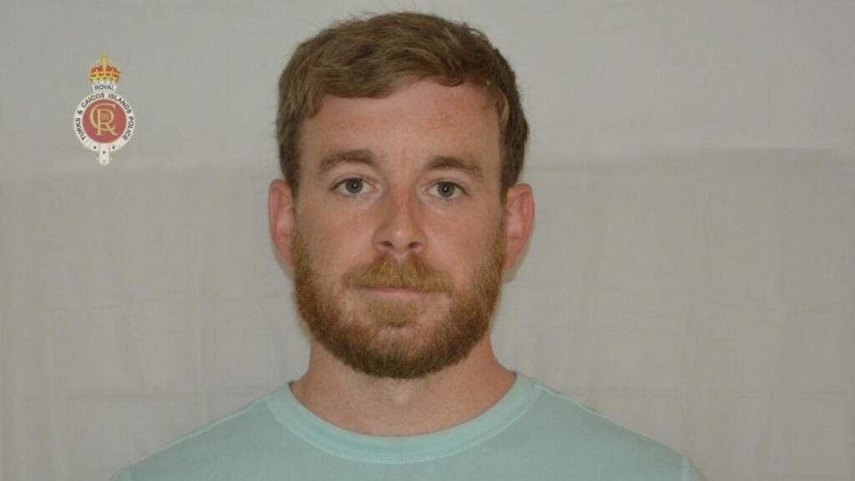 PHOTO: Tyler Scott Wenrich, 31, of Virginia, was charged with possession of ammunition in the Turks and Caicos Islands while trying to return to his cruise ship in April.  (Royal Turks and Caicos Islands Police)