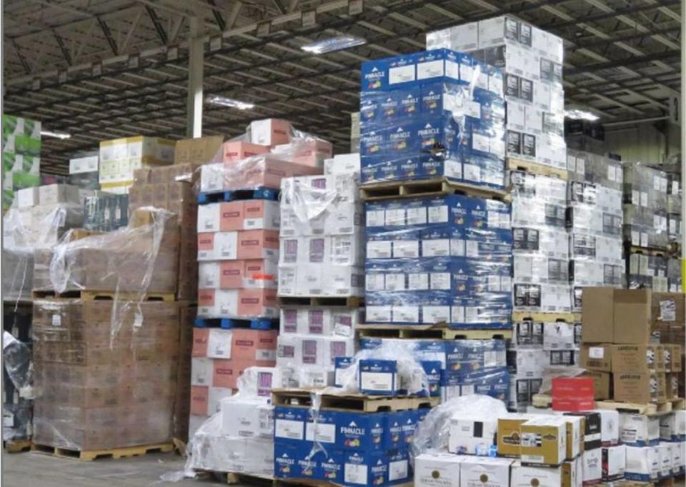 Stores of wine and alcohol await shipment at the Mississippi ABC warehouse, which is seeing record shipments during the coronavirus pandemic. State lawmakers are looking at ways to modernize the system. Mississippi Alcoholic Beverage Control