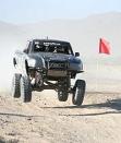 Matt Torian races his truck through the California desert