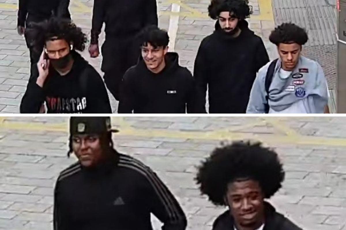 Police believe the men pictured were in the area at the time. <i>(Image: Hertfordshire Police.)</i>