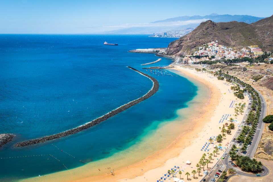A beach in Santa Cruz de Tenerife (Getty Images)