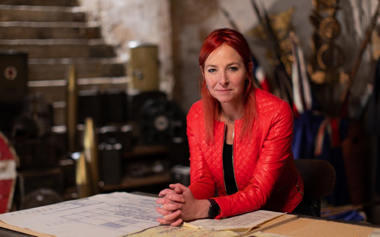 Alice Roberts at Walmer Castle - Connor Harris/Channel 4