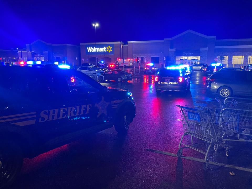 A large police presence has been called to the Beavercreek Walmart.