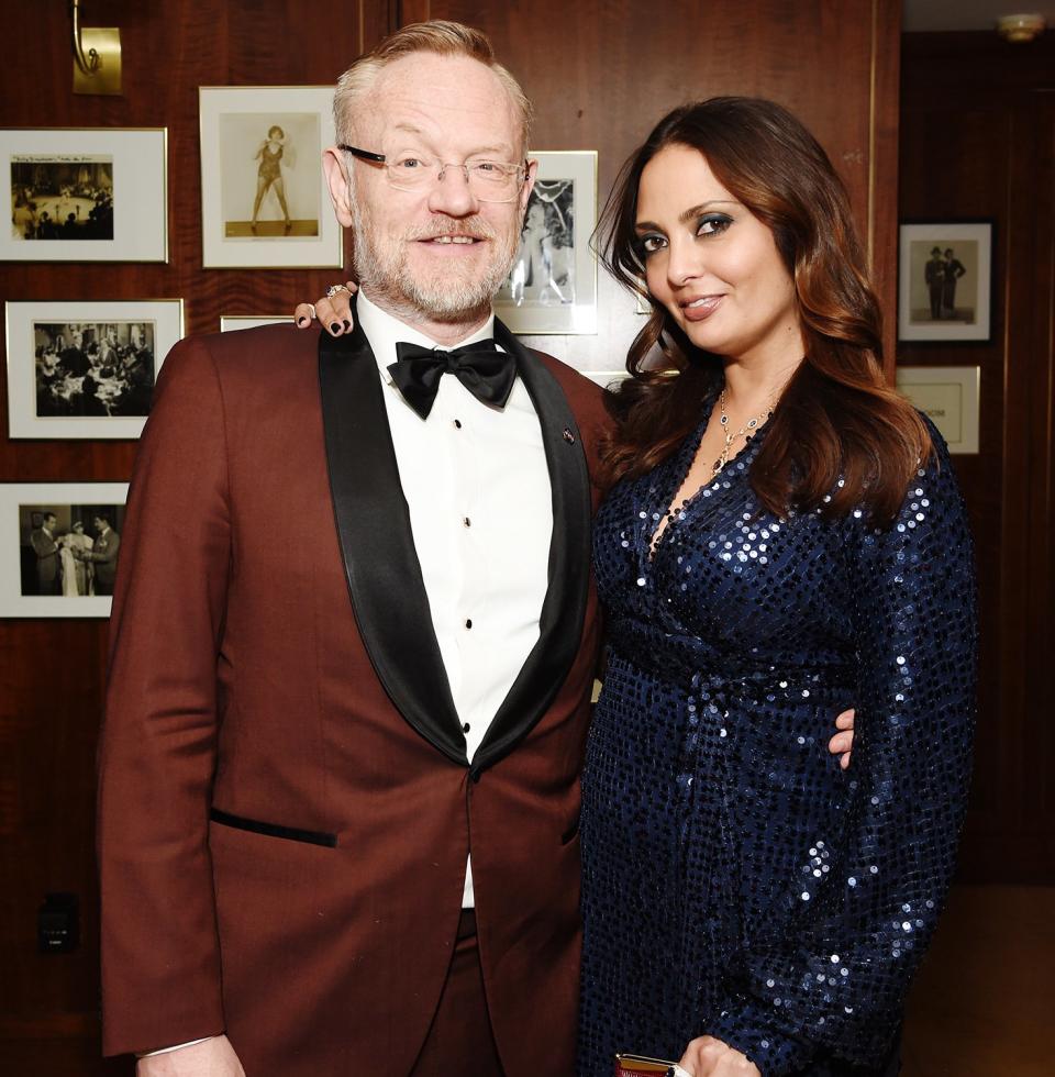 Jared Harris and his wife, Allegra Riggio, had date night after the awards. 