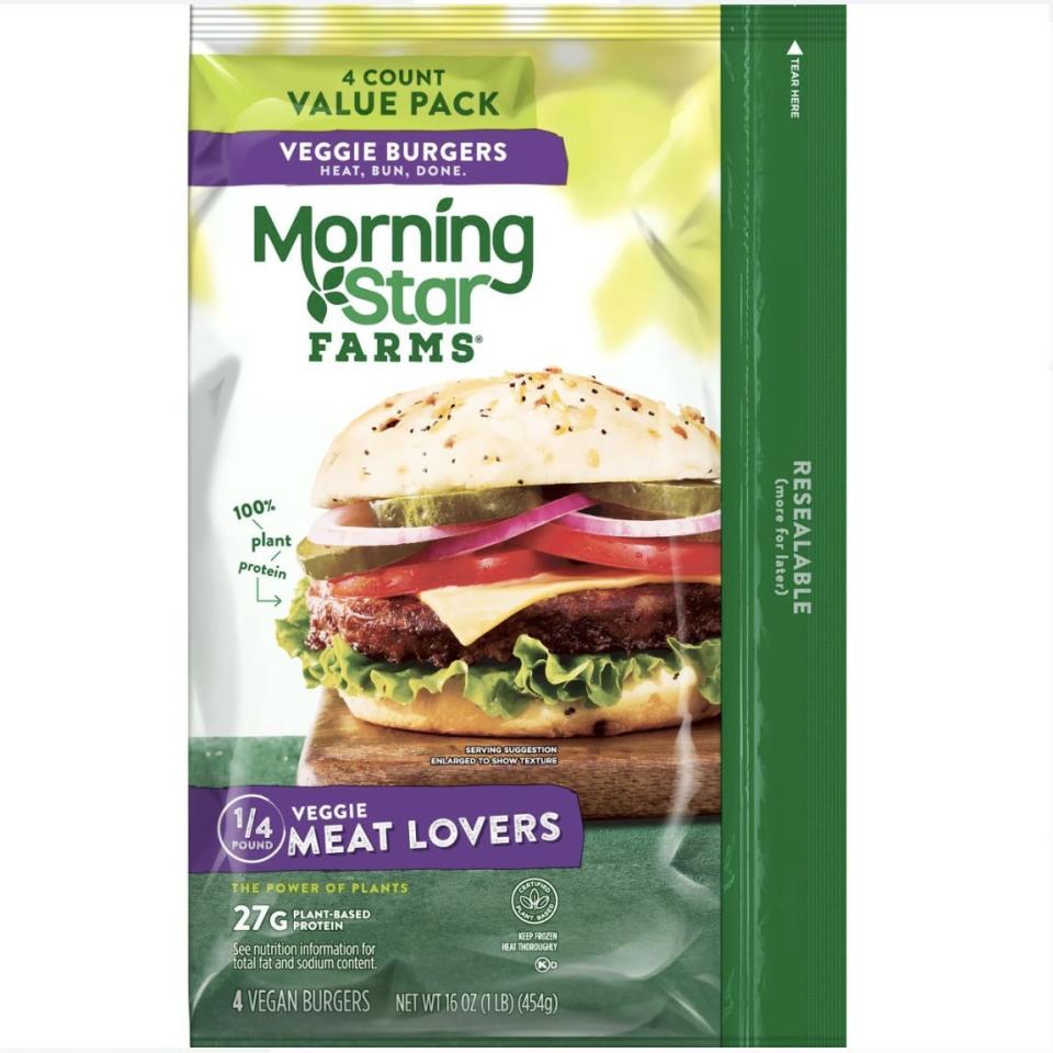 6) MorningStar Farms Meat Lovers Veggie Burgers, 4-Count