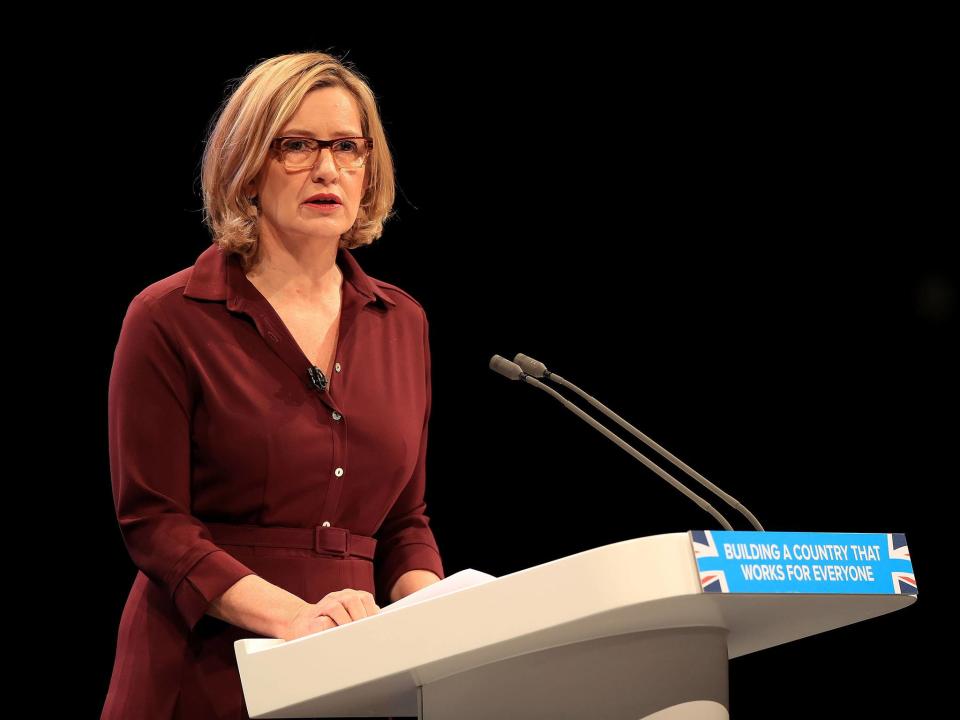 Home Secretary Amber Rudd: PA Wire/PA Images