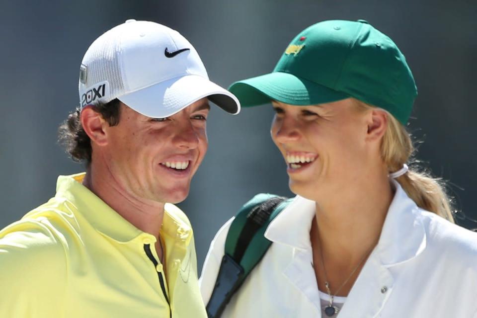 rory mcilroy caroline wozniacki masters