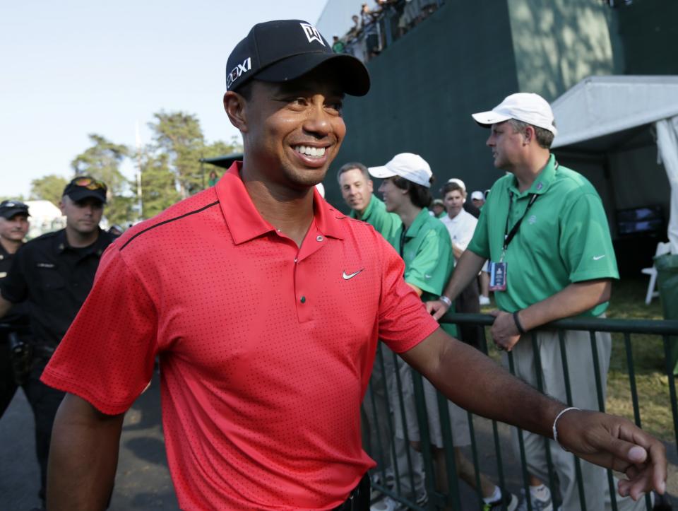 <p>Though he never reached the heights of his early career, Woods did get back to winning, claiming five tournament victories and regaining his world No. 1 status en route to PGA Player of the Year honors in 2013. </p>