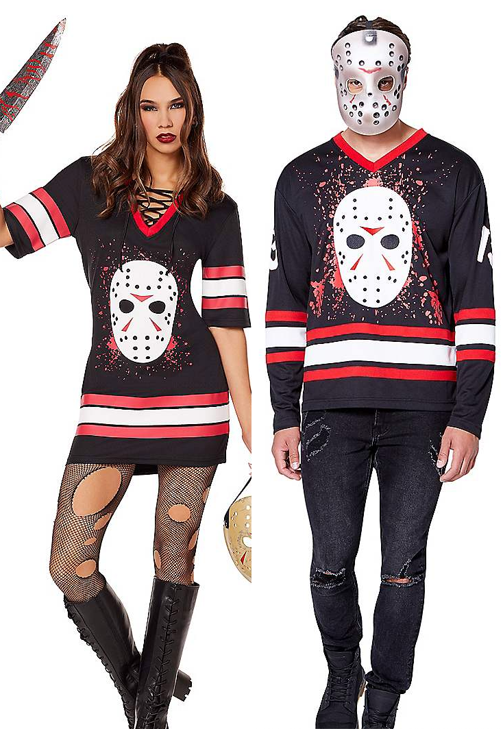 Jason and Girlfriend Halloween Costume
