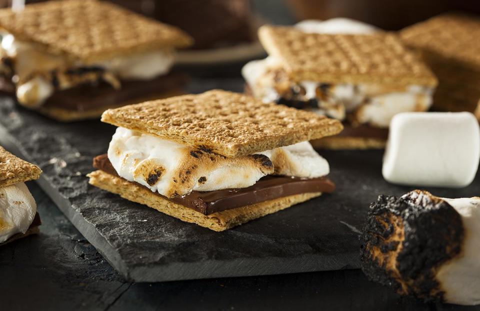 Where did s’mores get their name?