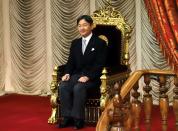 <p>The current Emperor of Japan, <a href="https://www.townandcountrymag.com/society/tradition/a32345961/emperor-naruhito-japan-reign-one-year-anniversary/" rel="nofollow noopener" target="_blank" data-ylk="slk:Naruhito;elm:context_link;itc:0;sec:content-canvas" class="link ">Naruhito</a> is the eldest son of former Emperor Akhito and his wife former Empress Michiko. Seen here at the opening of a session of Japan's parliament in 2020, he has served as the official head of Japan's imperial family since 2019.</p>