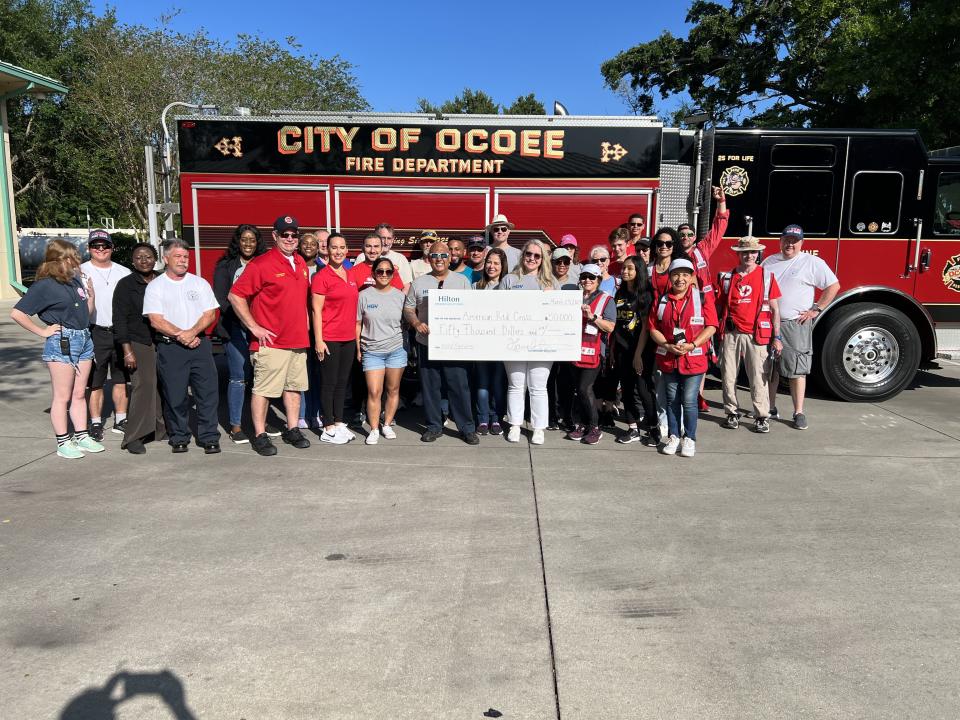 The Red Cross and the Ocoee Fire Department installed free smoke alarms and educated people about fire safety.