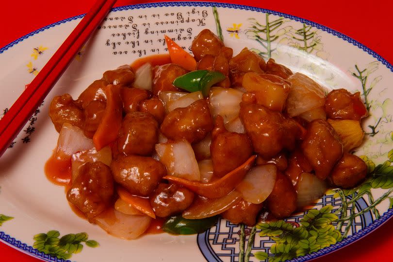 Sweet and sour chicken -Credit:Mark Lewis