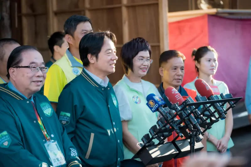 ▲賴清德被問及副手人選，笑答「時間到了大家就會知道」。（圖／翻攝立委陳素月臉書，2023.11.03）