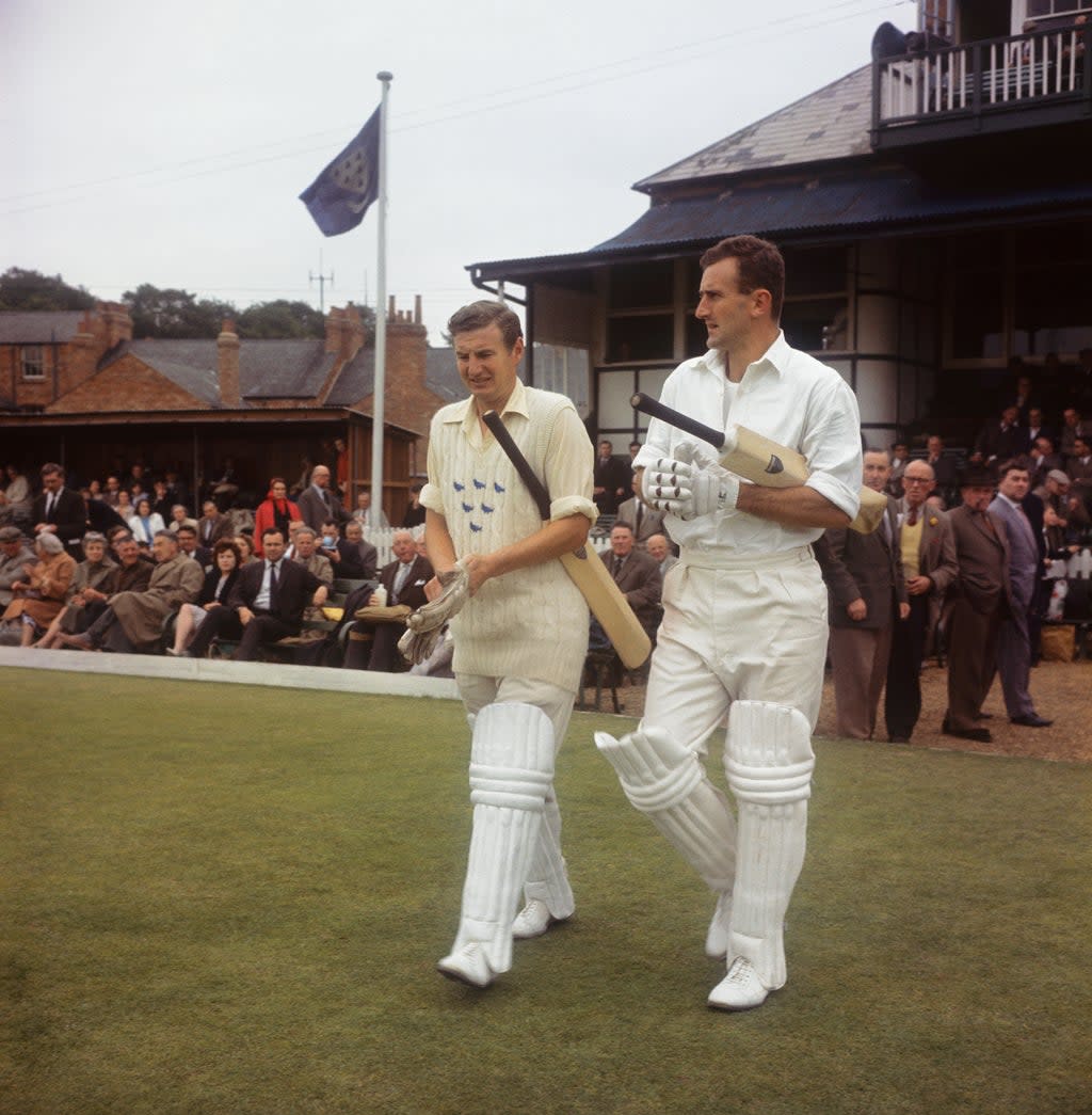 Former England and Sussex captain Ted Dexter (right) has died at the age of 86 (PA Archive) (PA Archive)