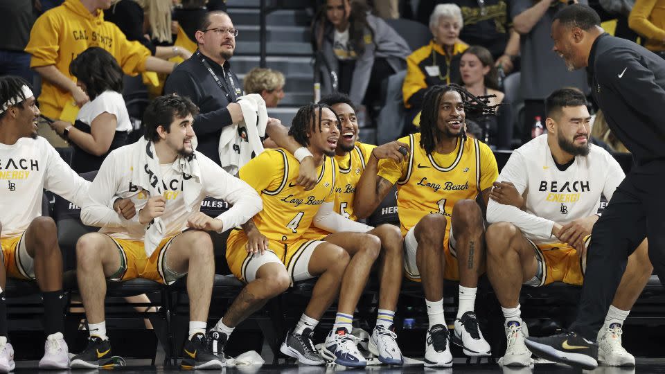 Long Beach State punched a ticket to March Madness after finding form late in the season. - Ronda Churchill/AP