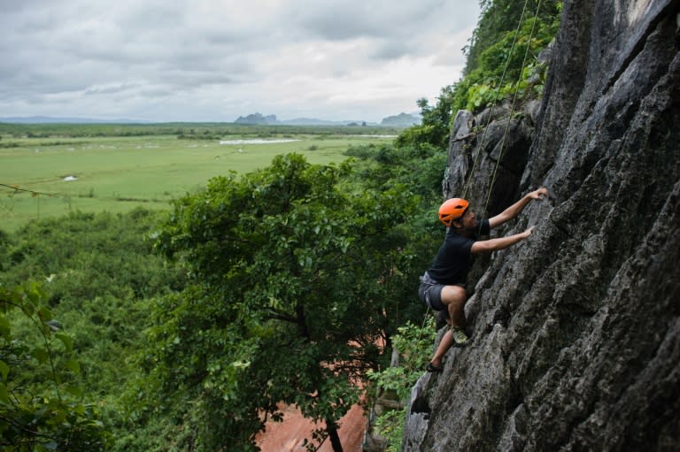 The three climbers, now waiting for the right window in the weather to start their expedition, have been in intensive training for months