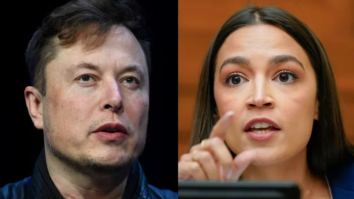 Elon Musk; Rep. Alexandria Ocasio-Cortez