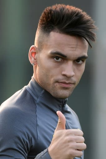 Inter Milan forward Lautaro Martinez has scored five goals in as many Champions League games this season