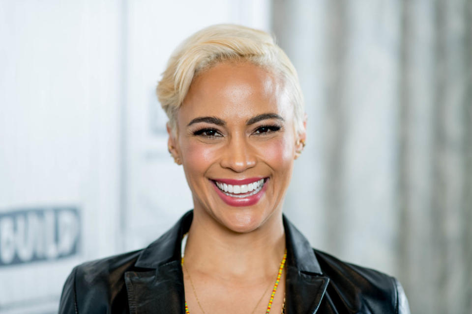 Paula Patton goes platinum