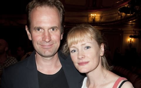 Claire Skinner with ex-husband Charlie Palmer - Credit: Dan Wooller/REX/Shutterstock 