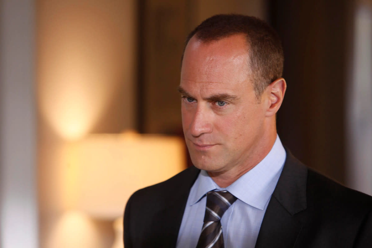 Christopher Meloni as Elliot Stabler in "Law & Order: SVU"<p>Will Hart/NBC</p>