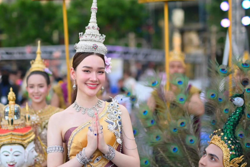 2024年宋干女神Dia：泰法混血模特演員（來源：ICONSIAM）