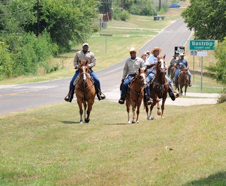 In Texas, where Juneteenth began, trail rides in the St. John Colony are among the activities that mark the holiday. The colony was founded by Black farming families in the 1870s, and straddles the Bastrop-Caldwell county line, south of Austin.