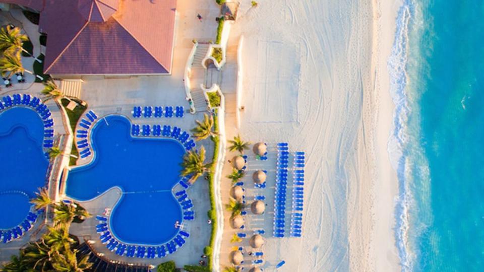 Aerial view of GR Solaris Cancun &amp; Spa