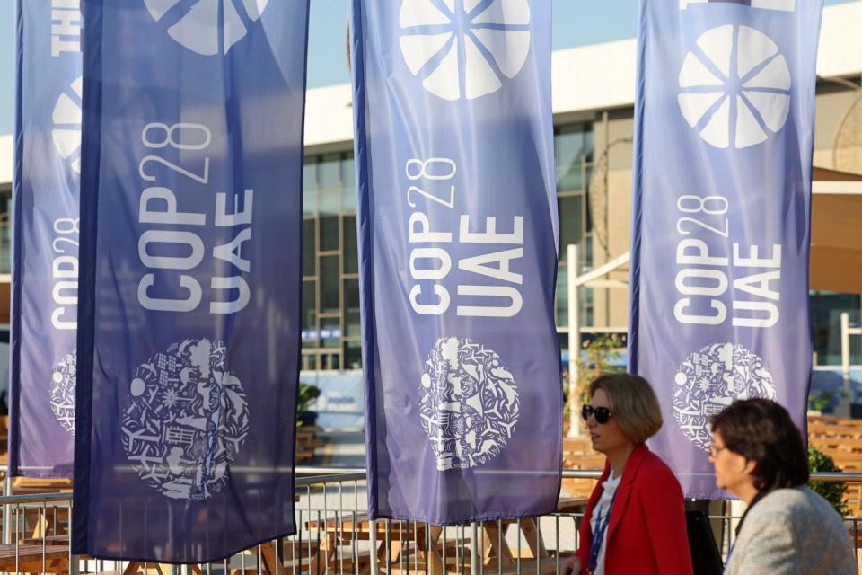 PHOTO: A general view of the COP28 Climate Conference at Expo City Dubai, Dec. 1, 2023, in Dubai, United Arab Emirates.  (Chris Jackson/Getty Images)