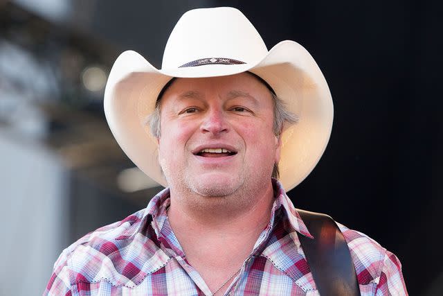 <p>Suzi Pratt/FilmMagic</p> Mark Chesnutt performs on Aug. 1, 2015.