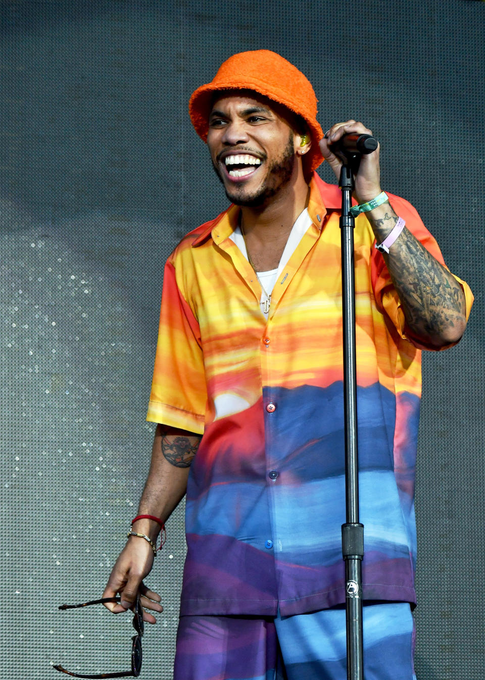 Best Coachella Fashion Looks | Anderson .Paak & The Free Nationals performs at Coachella Stage during the 2019 Coachella Valley Music And Arts Festival on April 19, 2019 in Indio, California