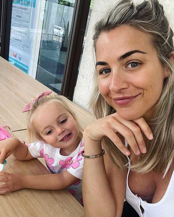 Gemma Atkinson with Mia