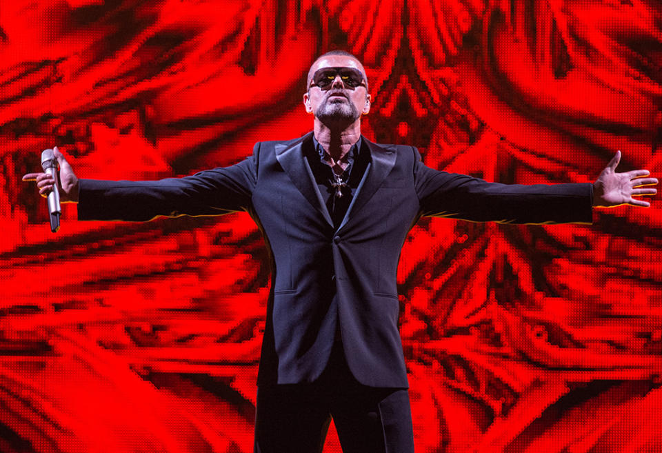 George Michael in Paris in 2012