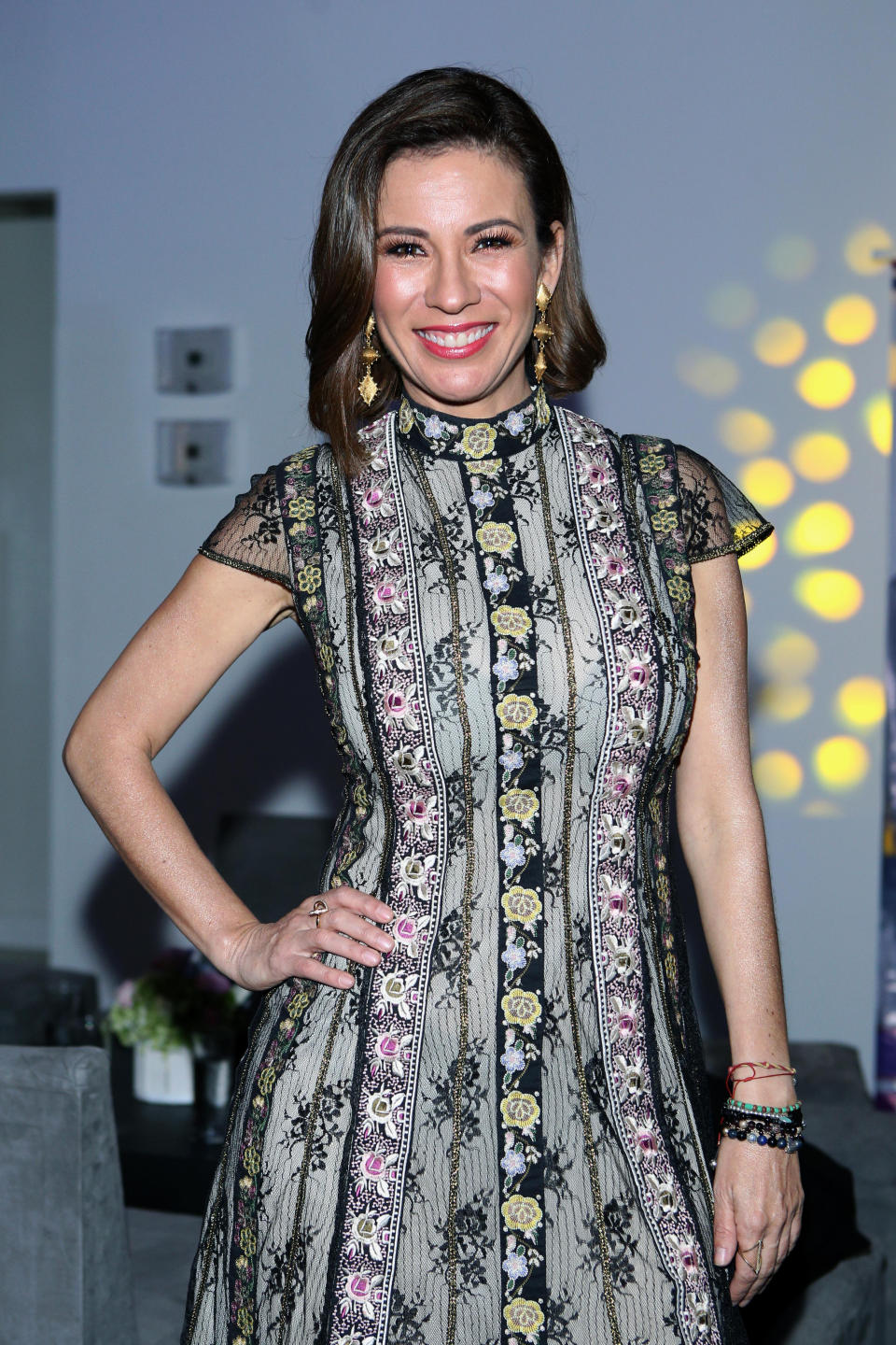 MEXICO CITY, MEXICO - JUNE 06: Ingrid Coronado poses for photos on the red carpet prior a Karina Velazquez event at Polanco on June 6, 2019 in Mexico City, Mexico. (Photo by Medios y Media/Getty Images)