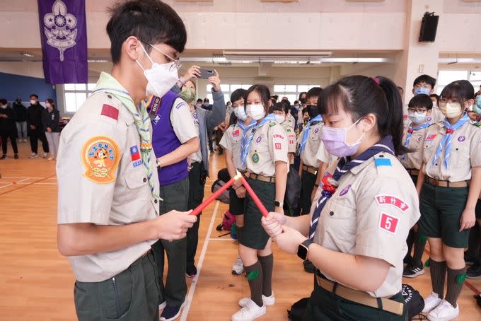 新竹市112年童軍節慶祝大會　表揚績優童軍