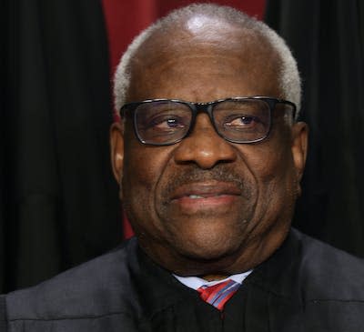 Supreme Court Associate Justice Clarence Thomas opposes all race-conscious college admissions policies. <a href="https://www.gettyimages.com/detail/news-photo/united-states-supreme-court-associate-justice-clarence-news-photo/1431382313?phrase=us%20supreme%20clarence%20thomas&adppopup=true" rel="nofollow noopener" target="_blank" data-ylk="slk:Alex Wong/Getty Images;elm:context_link;itc:0;sec:content-canvas" class="link ">Alex Wong/Getty Images</a>