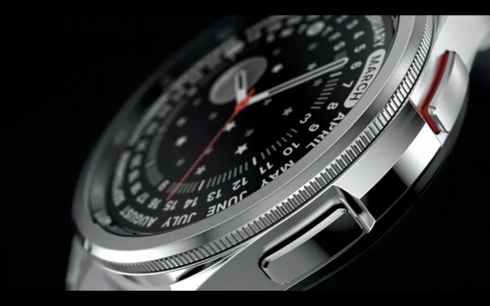 三星全新的Galaxy Watch6 Classic，共推出43mm及47mm兩種尺寸，提供黑、銀 兩款經典色選擇，定價為399美金起（台幣約1萬2500元），即日起開放預購、預計8月11日起全球陸續上市，台灣目前未公佈上市資訊。（翻攝直播）