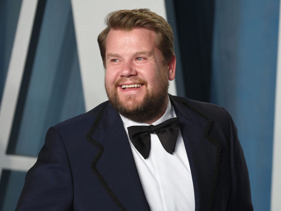 James Corden attends the 2022 Vanity Fair Oscar Party hosted by Radhika Jones at Wallis Annenberg Center for the Performing Arts on March 27, 2022 in Beverly Hills, California.