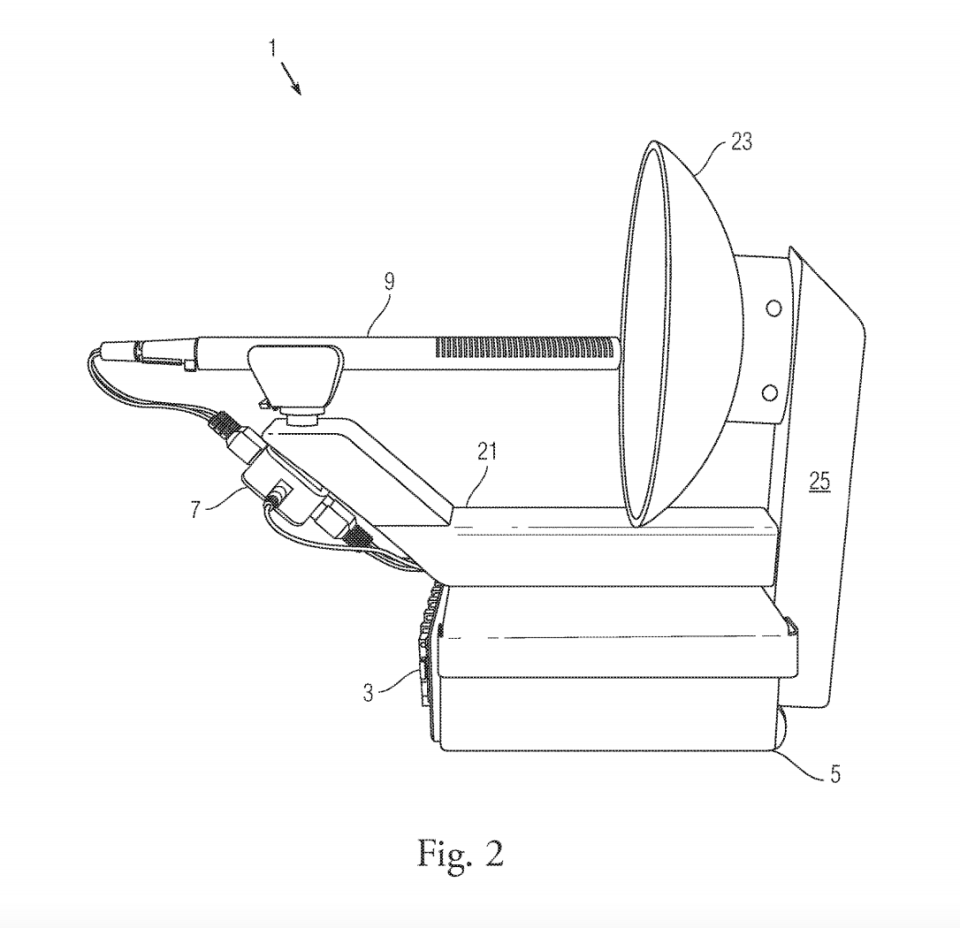 A design schematic showing a proposed US Navy technology which would capture then rebroadcast a target’s voice to disorient them. (US Patent Application of Christopher a Brown, of the Naval Surface Warfare Center)