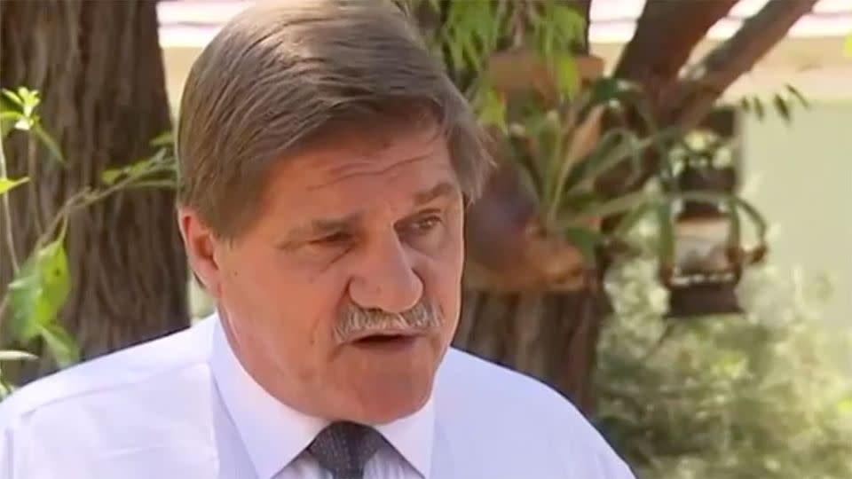 Principal of Busselton's Georgiana Molloy Anglican School Ted Kosicki has written to parents, saying he found some of the material abhorrent. Source: 7 News