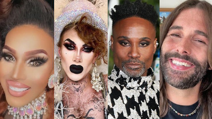 (L to R) Trinity K. Bonet, Charity Kase, Billy Porter, Jonathan Van Ness