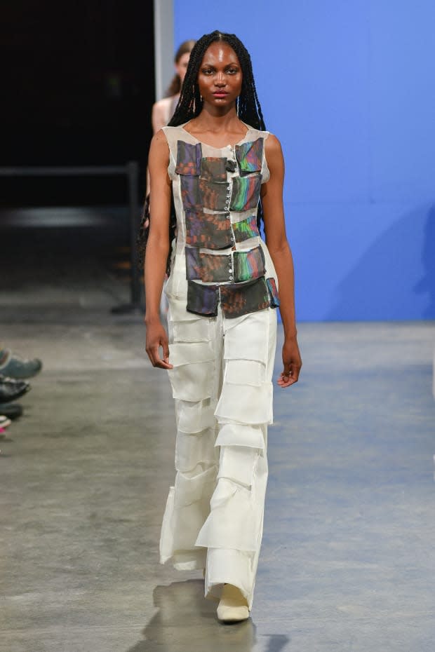 <p>A look by designer Jo Lu. Photo: Courtesy of Pratt</p>